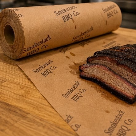 Custom Butcher Paper Rolls with custom branding