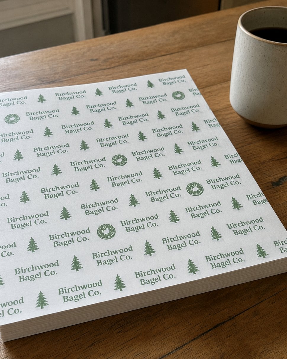 Custom deli paper — customer photo